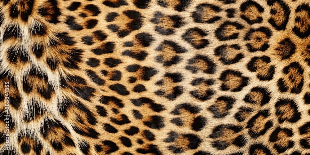 Sticker Leopard fur texture background, perfect for wildlife or animal-themed projects, leopard, texture, fur, background, wild, cat, skin