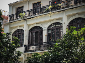 Naklejka premium Guangzhou Presentation of Shamian Island, China