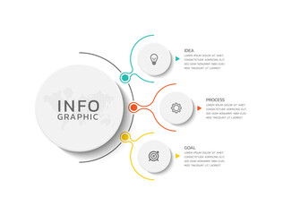 Vector infographics business template design