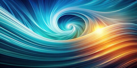Abstract background with swirling waves , waves, abstract, water, flow, motion, background, texture, design, pattern, aqua