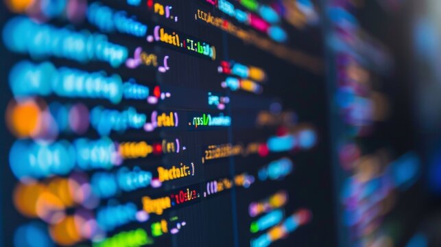 Computers use coding to perform tasks and create software and games. These codes appear in programming windows and use coding symbols.