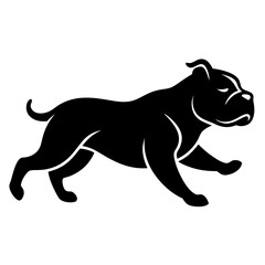 English bulldog cartoon