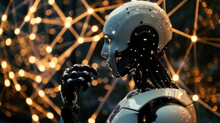 Robots and humans are working together to learn more from data. They're using artificial intelligence and machine learning to make new things and solve problems.