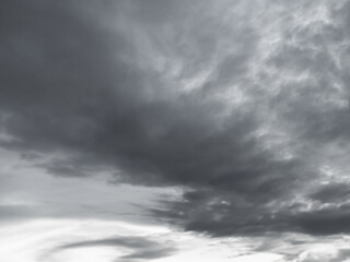 Cloud Storm Sky Dark Rain Lightning Thunder Stoumy Typhoon Nature Light Scene Rainy Atmosphere...