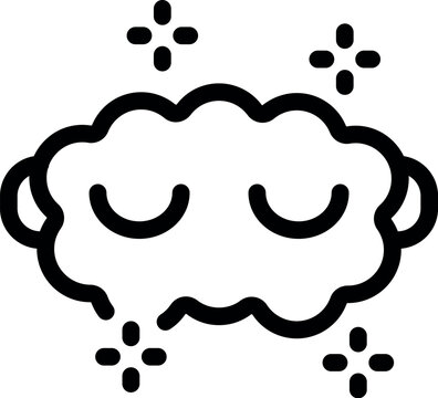 recommend clip art: Sleep mask icon representing resting at night and dreaming