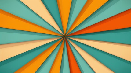 Fototapeta premium Vibrant abstract rays pattern in a variety of colors for mesmerizing background designs.