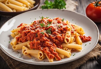 Italian Pasta Dish with Tomato Sauce