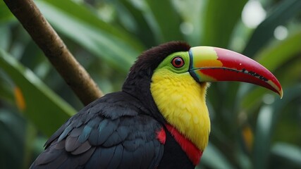 Fototapeta premium Keel Billed Toucan, from Central America.
