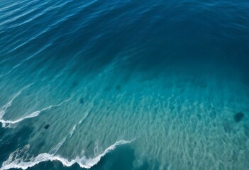Beautiful beach scenery, high angle view of the sea