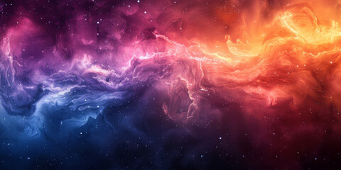 カラフルな光の背景の水彩画