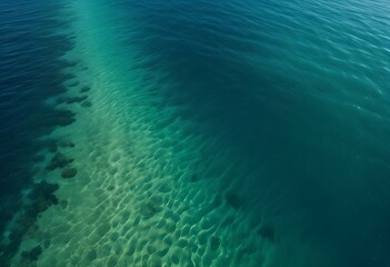 Fototapeta premium Beautiful beach scenery, high angle view of the sea