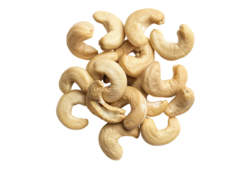 Photo of Cashew Descending isolated on transparent background
