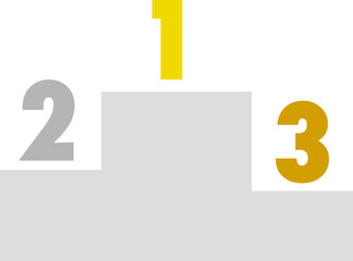 ランキング　順位　表彰台　アイコン　金　銀　銅