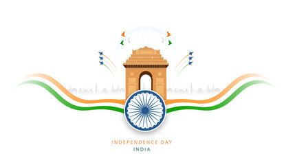 August 15, Independence Day India, India independence, freedom, Vector illustration