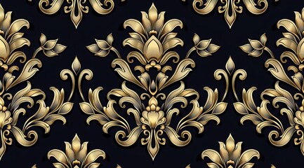 seamless damask pattern