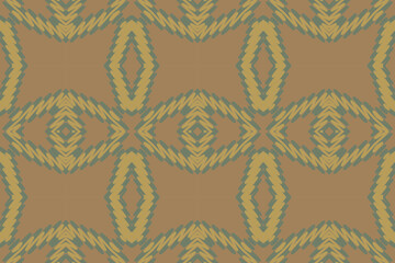 Seamless Ethnic Pattern Design. Ethnic Oriental Ikat Pattern Traditional Design. Ethnic Oriental Pattern Traditional Design for Background, Carpet, Clothing, Wrapping, Fabric, Embroidery