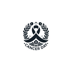 world cancer day logo vector, cancer day banner vector illustrations, cancer prevention month logo