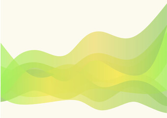 Fototapeta premium abstract light spring green background with waves