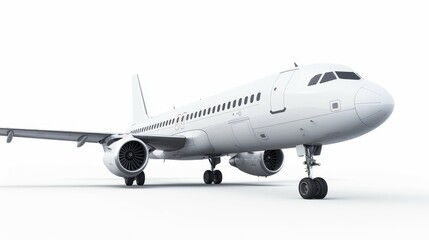 Obraz premium 12072209 478 Airplane isolated on white background, aviation concept, clean and simple --no text, number --ar 16:9 --style raw Job ID: cbd00f69-d6b5-49f0-9694-eb016bb6de42