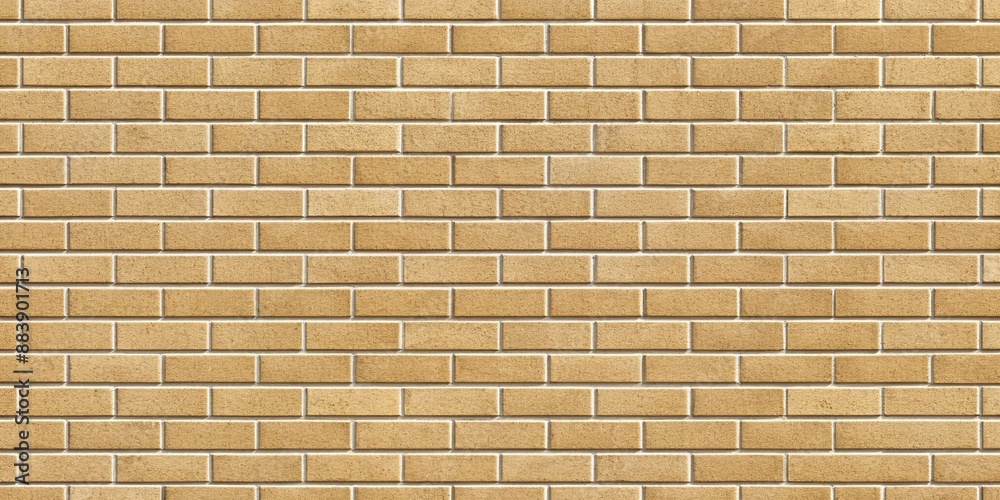 Canvas Prints Seamless horizontal sand-colored brick wall texture with natural pattern, brick, wall, seamless, horizontal