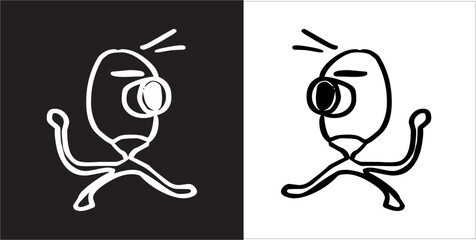 IIlustration Vector graphics of Tombats icon