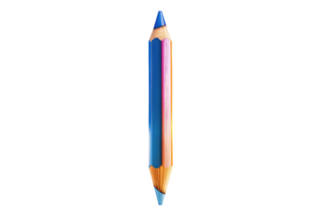 Photo of Colored pencil isolated on transparent background
