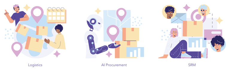 Purchasing Innovation. Flat Vector Illustration