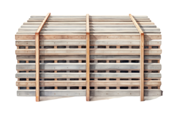 A watercolor painting of a rebar grid, isolated on a white background.