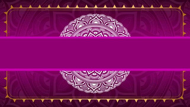 Luxury Background with Gold Mandala Rotating. Elegant Wedding Invitation Card Background with Red Background for Yoga, Wedding, and Ramadan