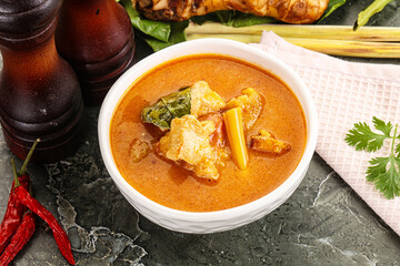 Thai traditional Tom Yum with chicken