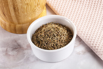 Anise sseds aroma in the bowl