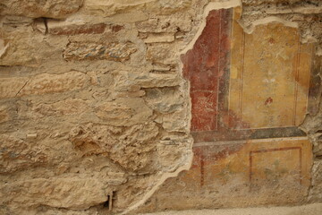 Decorations of the ancient houses of Ephesus, Turkey