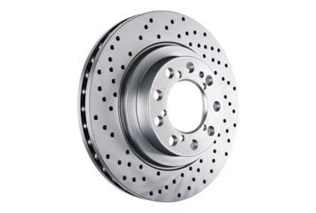 Photo of car brake isolated on transparent background