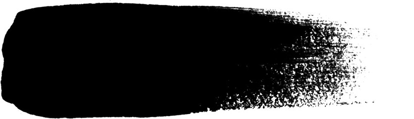 brush stroke isolated on white background