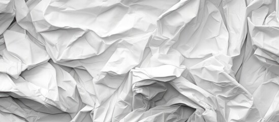 Obraz premium Abstract White Creased Fabric Texture