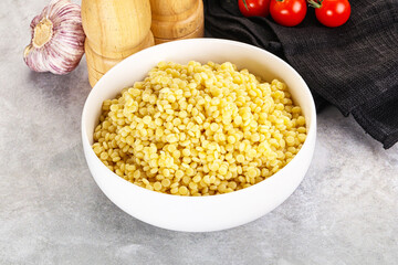 Organic wheat pasta - boiled ptitim