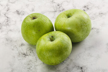 Sweet and juicy green apple