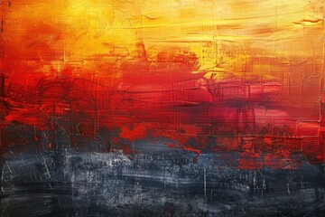 Abstracto Fondo: Textured Sunset in Red, Yellow, and Orange Colours