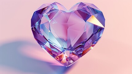 heart shaped crystal