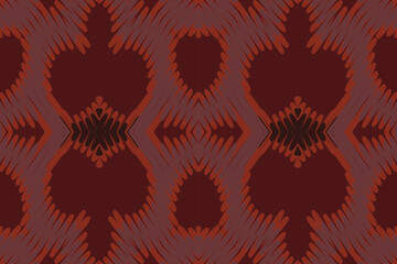 Ethnic ikat design Aztec tribal african art. Seamless pattern in tribal, folk embroidery, and Mexican style. Geometric ornament. Design for print fabric carpet