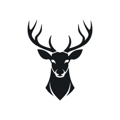 Artistic Nature Black Deer Designs Homage to the Wild The Noble Stags Beauty A Symbol in Black Vec, Artistic Presence Black Deer Designs Homage to Nature The Noble Stags Beauty A Symbol in Black 