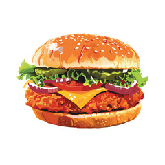 Burger Vector Illustration 