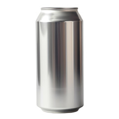 a stainless can isolated on transparent background