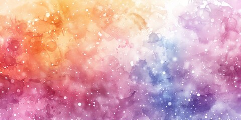 Abstract Watercolor Background with Pastel Colors