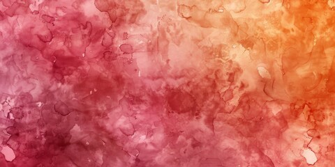 Fototapeta premium Abstract Watercolor Background with Red and Orange Hues