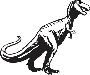 Dinosaur silhouette on transparent background. Easy to reuse for print, clothes, t shirt, child or web games. Video and animation reuse. PNG filr for poster, banner or flyer.