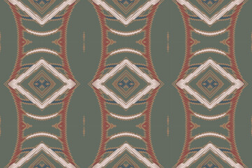 Ikat tribal Indian seamless pattern. Ethnic Aztec fabric carpet mandala ornament native boho chevron textile.Geometric