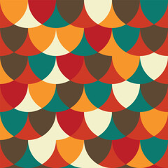 Abstract geometric pattern background, abstract pattern background with retro color theme.