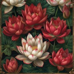 Artwork Featuring Lotus Flowers
