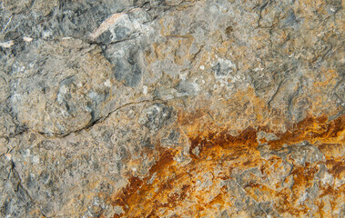 Surface of the stone slab has a natural pattern.